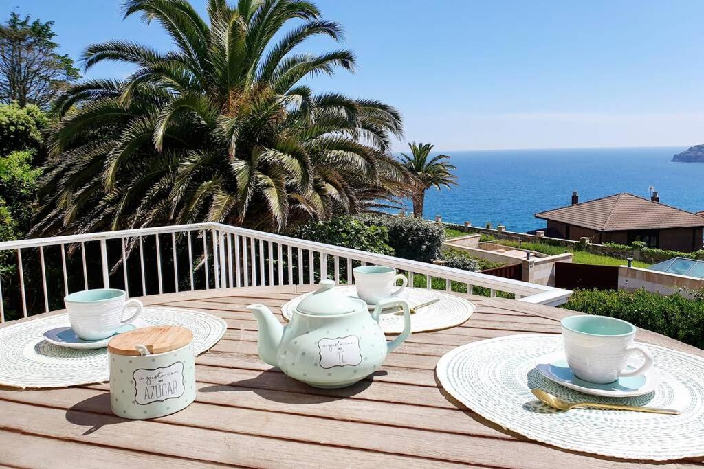 Villa Vistas Al Mar, Urbanizacion Privada Con Piscina De Agua Salada アホ エクステリア 写真